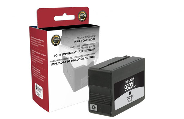 Remanufactured High Yield Black Ink Cartridge for HP CN053AN (HP 932XL)