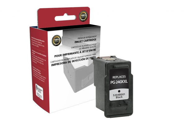 Remanufactured Extra High Yield Black Ink Cartridge for Canon PG-240XXL