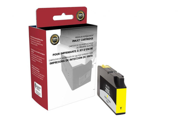 Remanufactured High Yield Yellow Ink Cartridge for Lexmark #200XL