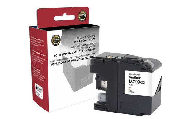 Remanufactured Super High Yield Black Ink Cartridge for Brother LC109