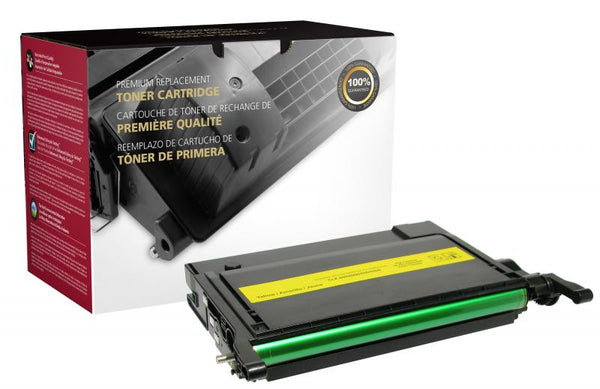 CIG Remanufactured High Yield Yellow Toner Cartridge for Samsung CLP-Y660A/CLP-Y660B
