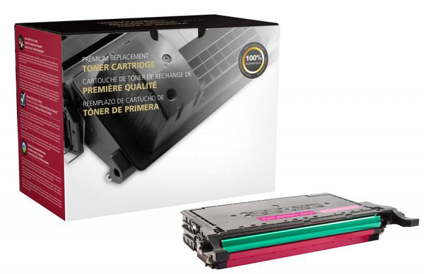 CIG Remanufactured High Yield Magenta Toner Cartridge for Samsung CLT-M508L/CLT-M508S