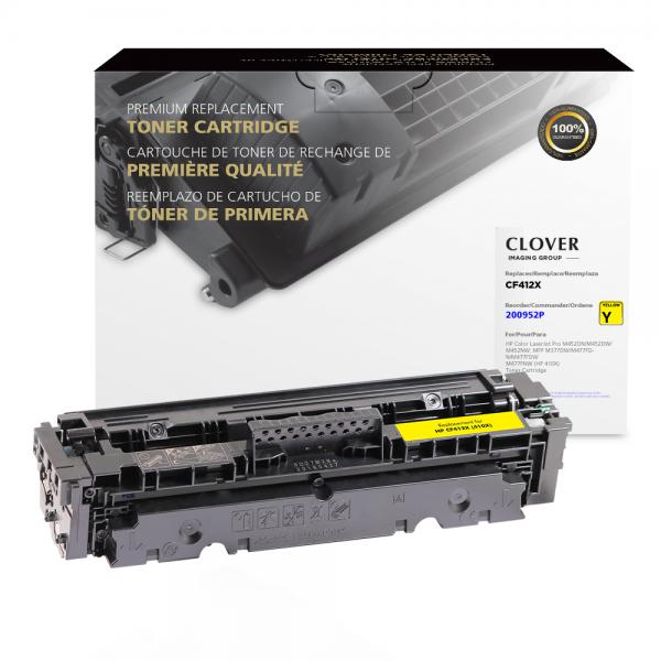 Remanufactured High Yield Yellow Toner Cartridge for HP CF412X (HP 410X)