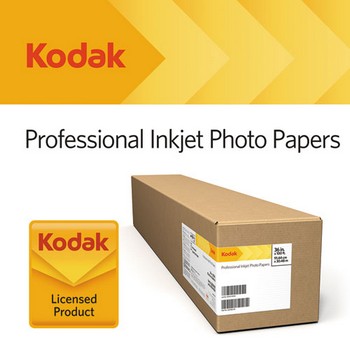 Kodak 8809634 Luster, 10.9 mil, 16" x 100 ft, White Inkjet Photo Paper Roll