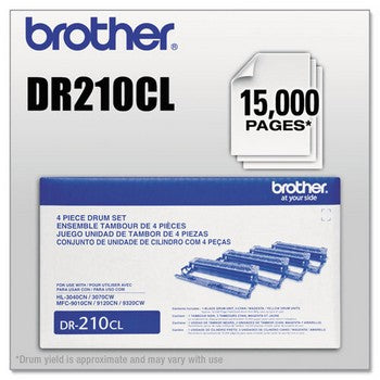 Brother DR-210CL 4 color (Black, Cyan, Magenta, Yellow) Drum