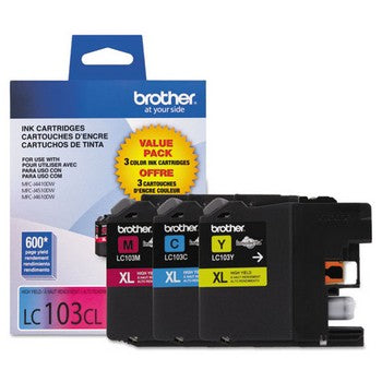 Brother LC-103 High Yield, 3/Pack (Innobella) Ink Cartridges