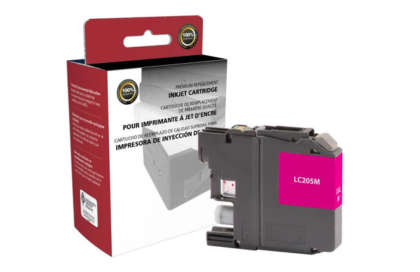 Remanufactured Brother LC205XXL Magenta Super High  Yield Ink Cartridge