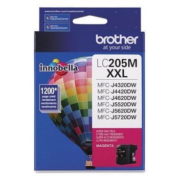 Brother LC-203M Magenta, Super High Yield Ink Cartridge, Brother LC205M