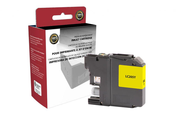 Remanufactured Brother LC205XXL Yellow Super High  Yield Ink Cartridge