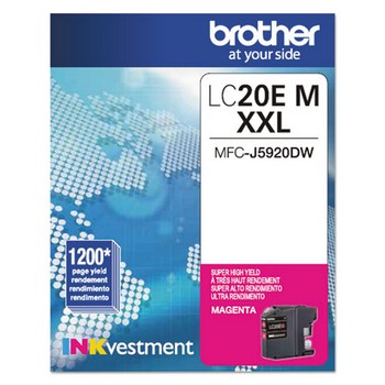 Brother LC-20EM Magenta, Super High Yield Ink Cartridge, Brother LC20EM