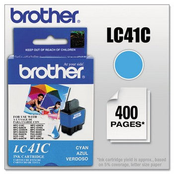 Brother LC-41C Cyan Ink Cartridge