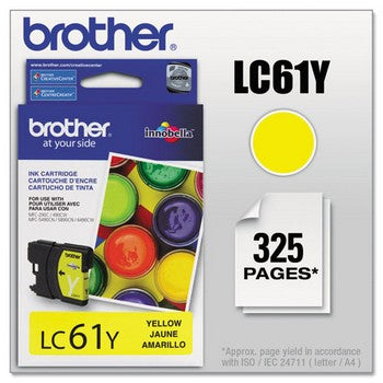 Brother LC-61Y Yellow Ink Cartridge