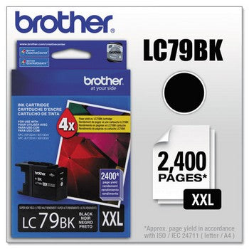 Brother LC-79BK Black, Extra High Yield Ink Cartridge
