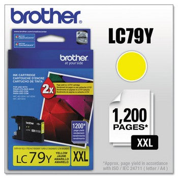 Brother LC-79Y Yellow, Extra High Yield Ink Cartridge