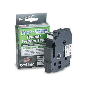 Brother TZ-ESE4 Security Tape Cartridge 3/4w, Black on White