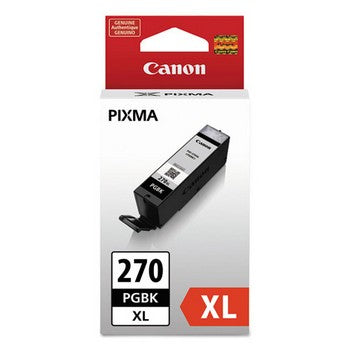 Canon PGI-270XL Pigment Black, High-Yield Ink Cartridge, Canon 0319C001