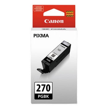 Canon PGI-270 Pigment Black, Standard Yield Ink Cartridge, Canon 0373C001