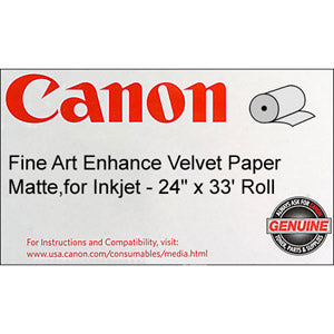 OEM/Genuine Canon 0623V131 Fine Art Enhanced Velvet Paper