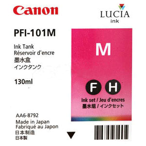 Canon PFI-101M Magenta Ink Cartridge, Canon 0885B001AA