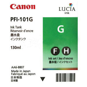 Canon PFI-101G Green Ink Cartridge, Canon 0890B001AA