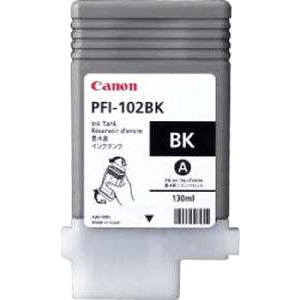 Canon PFI-102MBK Matte Black Ink Cartridge, Canon 0894B001AA