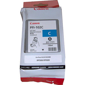 Canon PFI-102C Cyan Ink Cartridge, Canon 0896B001AA