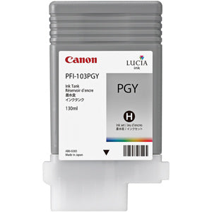 Canon PFI-103PGY Photo Gray Ink Cartridge, Canon 2214B001AA