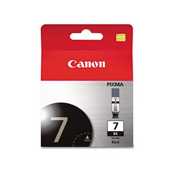Canon PGI-7 Pigmented Black Ink Tank Ink Cartridge, Canon 2444B002
