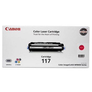 Original/Genuine Canon 117 (Canon 2576B001) Toner Cartridge, Magenta