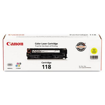 Canon CRG-118 Yellow Toner Cartridge, Canon 2659B001