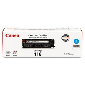 Canon CRG-118 Cyan Toner Cartridge, Canon 2661B001