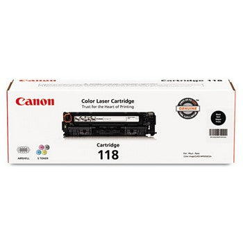 Canon CRG-118 Black Toner Cartridge, Canon 2662B001