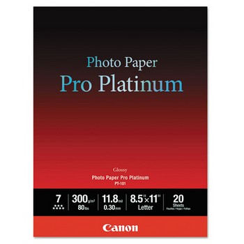 Canon 8.5 x 11 Photo Paper Pro Platinum (Canon 2768B002)