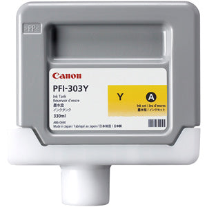 Canon PFI-303Y Yellow Ink Cartridge, Canon 2961B001AA