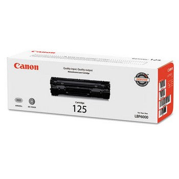 Canon CRG-125 Black Toner Cartridge, Canon 3484B001