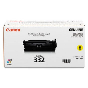Original/Genuine Canon 332 (Canon 6260B012) Toner Cartridge - Yellow