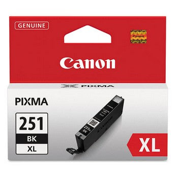 Canon CLI-251XL Black, High Yield Ink Cartridge, Canon 6448B001