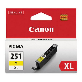 Canon CLI-251XL Yellow, High Yield Ink Cartridge, Canon 6451B001