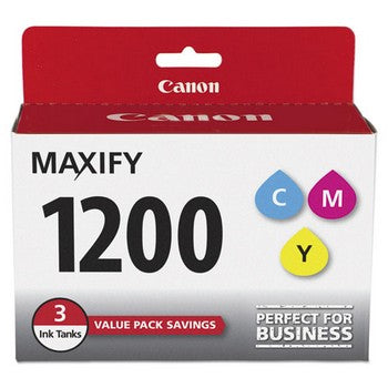 Canon PGI 1200 Cyan, Magenta, Yellow, Standard Yield Ink Cartridge, Canon 9232B005