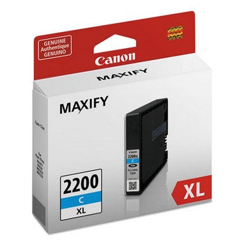 Canon PGI-2200XL Cyan, High Yield Ink Cartridge, Canon 9268B001