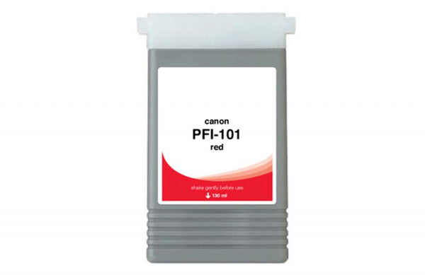 Non-OEM (Compatible) New Red Wide Format Ink Cartridge for Canon PFI-101