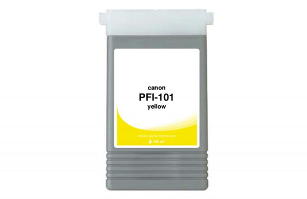 Non-OEM (Compatible) New Yellow Wide Format Ink Cartridge for Canon PFI-101