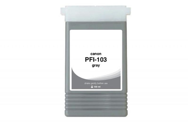 Non-OEM (Compatible) New Gray Wide Format Ink Cartridge for Canon PFI-103