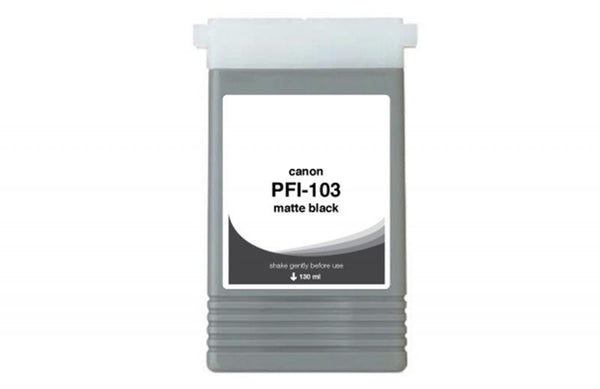 Non-OEM (Compatible) New Matte Black Wide Format Ink Cartridge for Canon PFI-103