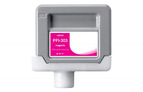 Non-OEM (Compatible) New Magenta Wide Format Ink Cartridge for Canon PFI-303