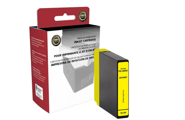 Non-OEM (Compatible) New High Yield Yellow Ink Cartridge for Canon PGI-2200XL