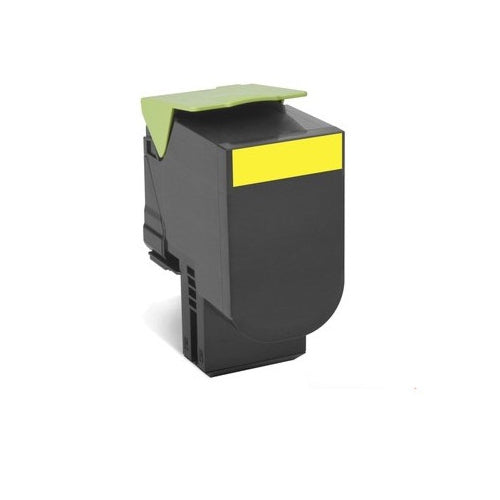 Generic Brand Lexmark 70C1XYO Yellow, Standard Yield Toner Cartridge
