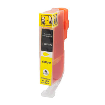 Generic Brand (Canon CLI-226Y) Remanufactured Yellow, Standard Yield Ink Cartridge, Generic CLI-226Y