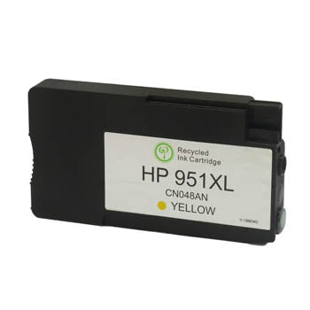 Remanufactured HP 951XL High Yield Ink Cartridge - Yellow | Databazaar