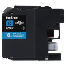 Premium Compatible Brother LC-103C Cyan, High Yield Ink Cartridges
